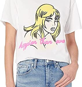 Billie Eilish Camiseta oficial exclusiva Au Revoir Happier Than Ever, Branco, GG (CDs)