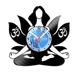 Relógio De Parede Disco Vinil Diversos - Yoga Om - VDI-231 (Discos de Vinil)