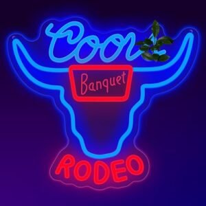 ADS JIE Placas De Cerveja Neon - 9 Ajustes De Brilho Alimentados Por Usb, Placa De Neon De Cowboy Para Decoração De Parede, Casa De Caverna De Homem, Placa De Neon De Cerveja, Bar, Clube De Cerveja, L (Cervejas)