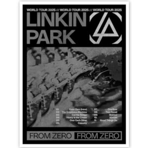 Linkin Park Arte de pôster From Zero (Discos de Vinil)