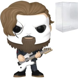 POP Rocks: Slipknot - Boneco de vinil Jim Root Funko (incluído com caixa protetora compatível), multicolorido, 9,5 cm (Discos de Vinil)