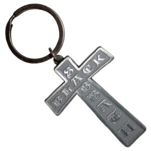 Rock Off officially licensed products Chaveiro de plástico Black Sabbath Cross (CDs)