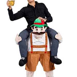 Lormaka Fantasia Alemã Da Oktoberfest Da Baviera, Ombro para Carregar Cerveja, Fantasia de Cara, Fantasia de Halloween (Cervejas)