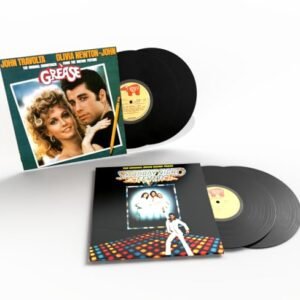 John Travolta "Glory Days Of Disco" Vinyl Collection: Grease / Saturday Night Fever - The Bee Gees / Grease (Discos de Vinil)