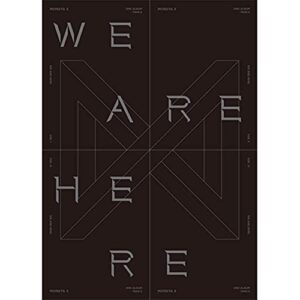 Monsta X - O 2º álbum TAKE.2 WE are HERE [II Ver. ] / Pacote de CD, álbum de fotos, cartão de fotos, pôster dobrado com benefício de pré-venda, conjunto de adesivos decorativos extras, conjunto de (CDs)