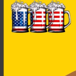 Beer American Flag Notebook: Beer Notebook, Diary for Rating & Recording Your Favorite Brews - Unique Craft Beer Lovers Gifts for Men & Women - Lo, Beer (Cervejas)