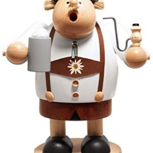 KWO Oktoberfest Bavarian Drinking Beer German Smoker - Aproximadamente 18,4 cm de altura - (Cervejas)