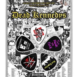 Dead Kennedys Plectro de frutas frescas (pacote com 5) (tamanho único) (multicolorido) (Discos de Vinil)