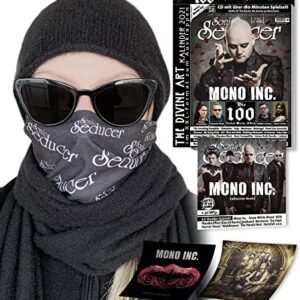 Stilvolle Mund-Nasen-Abdeckung: + Sonic Seducer 12/2020-01/2021: Mono Inc. mit exklusiv Remix & Sticker + The Divine Art Kalender 2021 + Depeche Mode ... Lacrimosa + Tarja, CD mit 3 Stunden Spielzeit (CDs)