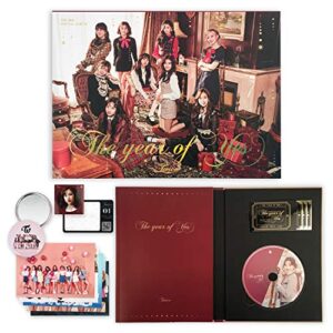 TWICE 3rd Special Album - THE YEAR OF YES [ A Ver. ] CD + Photobook + QR Code Card + Sticker + Photocard + FREE GIFT / K-pop Sealed - TWICE (CDs)