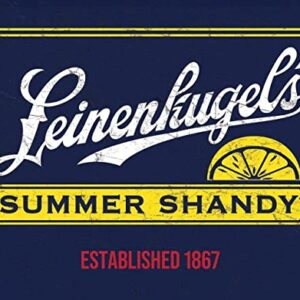 Desperate Enterprises Leinenkugel's Summer Shandy Placa de lata - Decoração de parede de metal vintage nostálgica - Feito nos EUA (Cervejas)