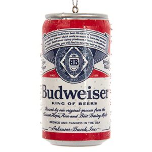 Budweiser Enfeite de molde de sopro Kurt Adler 9,5 cm, vermelho (Cervejas)