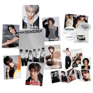 RIIZE - The 1st Album [ODYSSEY] (PHOTOBOOK Ver. / Random) Decoration Pack + Photobook + Leaflet + Dust Jacket + Sticker + ID Photo + CD-R + 3 Extra Photocards - RIIZE (CDs)