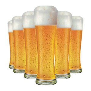 Ruvolo, Jogo de Copo Weiss Polite G, Kit de Copo de Vidro para Cerveja 6 pcs, 685ml (Cervejas)