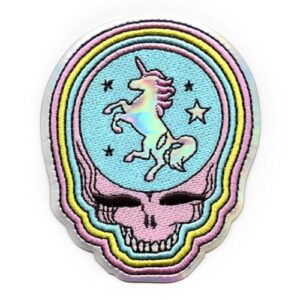 Patch SYF de unicórnio iridescente Grateful Dead (CDs)
