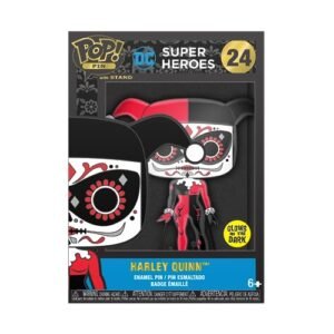 Funko Pop! Pin: DC Comics Dia De Los DC - Harley Quinn Glow in The Dark (Bonecos)