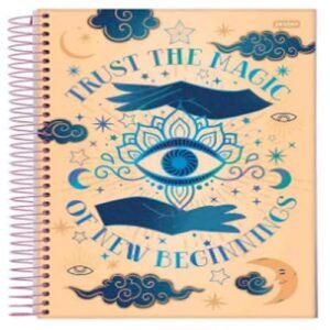 CADERNO ESPIRAL UNIV CD 10X1 160FLS MYSTIC FSC - JANDAIA - 69021-24 - JANDAIA (CDs)