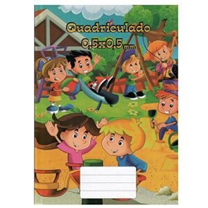 Caderno Pedagógico C.D. Brochura 0,5 x 0,5mm Tamoio - Quadriculado 3 (CDs)