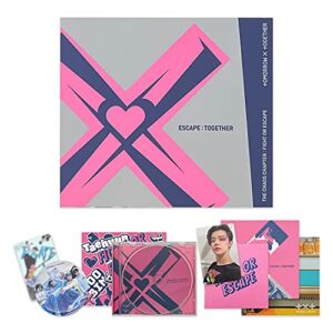 TXT The 2nd Album Repackage - THE CHAOS CHAPTER : FIGHT OR ESCAPE [ ESCAPE:TOGETHER ver. ] Diary Post Card + Photobook + CD-R(Jewel Case) + Photo Card + Sticker + Mini Poster - TXT (CDs)