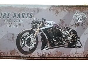 Quadro placa decorativa em mdf (Moto 02) (Cervejas)