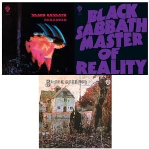 3 Albums Bundle: / Master of Reality / Paranoid - 3LP Set - Black Sabbath (Discos de Vinil)