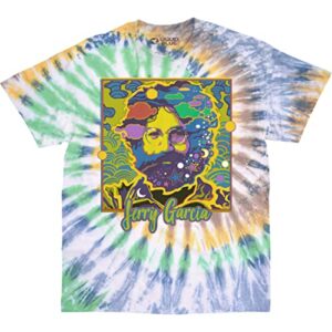 Liquid Blue Padrão masculino Garcia Jerry pintado, Tie Dye, P (CDs)