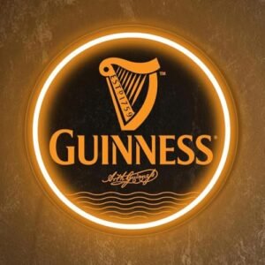 Placa néon Guinness, luz de bar de cerveja, placa neon para bar doméstico (Cervejas)