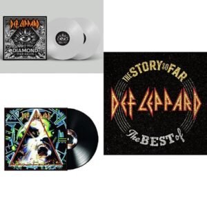 Diamond Star Halos (Clear Vinyl/2LP) & Hysteria (2 LP) & Story So Far: The Best Of Def Leppard (2 LP) (Discos de Vinil)