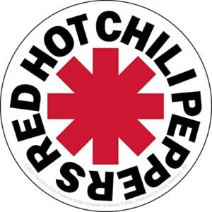 Adesivo logotipo Red Hot Chili Peppers (Discos de Vinil)