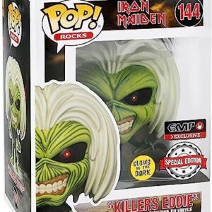 Funko Pop! Rocks: Iron Maiden - Glows in the Dark "Killers Eddie" (Hot Topic Exclusive/ Limited 5000 PCS Edition) - 144 ***FUNKOFILIA STORE*** (Discos de Vinil)