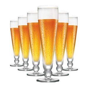 Ruvolo, Jogo de Taça Ferrara, Taça de Cristal para Cerveja, 375ml 6 Peças (Cervejas)
