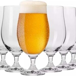 Conjunto 6 Taças de Vidro 350ml para Cerveja, Chopp e Drinks Qualidade e Sofisticação -FBK (Cervejas)