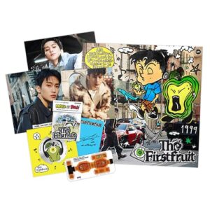 MARK - 1st Album [The Firstfruit] (Square Flap - A Ver.) Square Package + Photo Book + Sticker Pack + Photo Card + Poster + CD-R + Image Card + Mark Land Miniature + 4 Extra Photocards - MARK (CDs)
