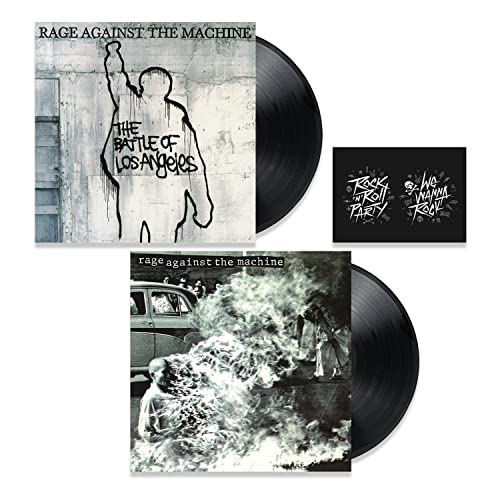 Rage Against The Machine Vinyl Collection: Original Debut Album (Self-Titled) / Battle Of Los Angeles + Including Bonus Art Card (Discos de Vinil)