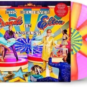 WHO BELIEVES IN ANGELS (INDIE EXCLUSIVE PINK SPIRAL VINYL) (shu ru pan) [Analog] - ELTON JOHN & BRANDI CARLISLE (Discos de Vinil)