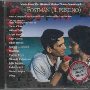 The Postman (Il Postino) Trilha Sonora, CD Premiado com Oscar, Músicas por Luis Bacalov, com Leituras de Poemas de Pablo Neruda - 1995 - Sting Madonna Andy Garcia Wesley Snipes (CDs)