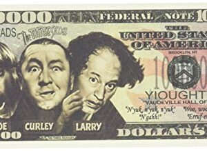 The Three Stooges $Million Dollar$ Novelty Bill Collectible (CDs)
