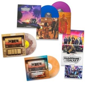 Guardians Of The Galaxy "Complete Color" Vinyl Collection: Awesome Mix's Volume 1(Root Beer), 2(Orange Cream) & 3(Blue & Purple) + Including Bonus Art Card & Poster - Guardians Of The Galaxy (Discos de Vinil)