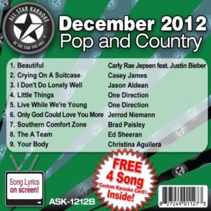 All Star Karaoke Pop and Country Series (ASK-1212B) - Carly Rae Jepsen feat. Justin Bieber (CDs)