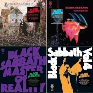 Black Sabbath Albums Collection 1970-1972: Black Sabbath + Paranoid + Master Of Reality + Vol. 4 (LP 4-Pack) (Discos de Vinil)