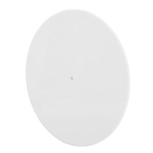 Cryfokt Tapete de Gravação de Acrílico para Toca-discos, Contato de Caneta Aprimorado, Saída de Som Mais Completa, Ideal para Colecionadores de Vinil (Branco) (Equipamentos)
