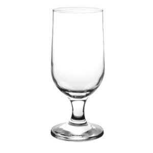 Taça para Cerveja de Vidro, 300ml, 17cm Altura x 7cm Largura, Design Elegante e Durável (Cervejas)