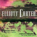 Elliott Carter Orchestral Songs - The Gregg Smith Singers (CDs)