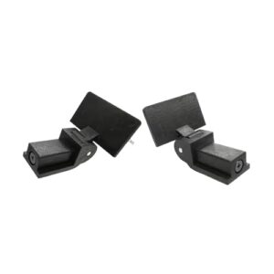Generic Conjunto de 2 dobradiças de reposição para tampa de proteção contra poeira. Peça de reposição profissional para toca-discos AT-, AT-LP140, AT-LP120 (Equipamentos)