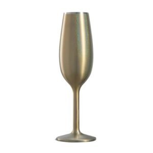 NEWPORT Stemware Collection, taça de champanhe e vinho espumante de aço inoxidável isolado a vácuo premium, copo de champanhe fino cristal, inquebrável e as bebidas permanecem frias, base (Vinhos)