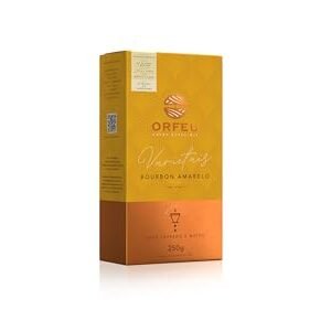 Orfeu Café Bourbon Amarelo Torrado e Moído, 100% Arabica, Torra Média Clara, 250g (Café)
