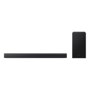 Soundbar Samsung HW-B450F, com 2.1 canais, 300W, Bluetooth, Subwoofer sem fio e Dolby Audio (Equipamentos)
