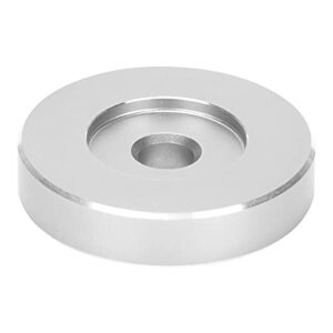 Adaptador De Mesa Giratória De Registro De 45 Rpm, Guia Conversor De Buraco Grande, Adaptador De Mesa Giratória De Registro Para A Maioria Dos Registros De Buraco Grande(Prata) (CDs)