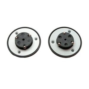 2pcs Spindle Hub CD Holder For PS1 PSX Replacement 440BAM AEM ADM CD DVD Player Tray with Beads Laser Head Lens Ceramic Motor Cap Turntable (CDs)
