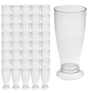 Copos Mini Tulipa Acrílico Transparente 220ml Chopp Cerveja Refrigerantes Festas Comemorações Eventos Restaurantes (42) (Cervejas)
